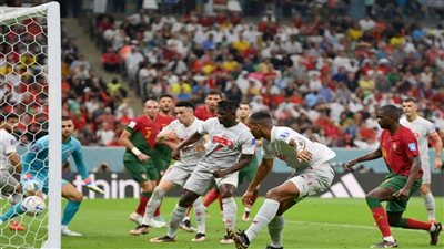 أكانجي يقلص النتيجة لسويسرا بهدف أول في شباك البرتغال 