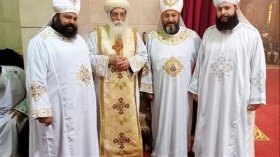 رسامة ثلاث قمامصة بإيبارشية مدينة ٦ أكتوبر