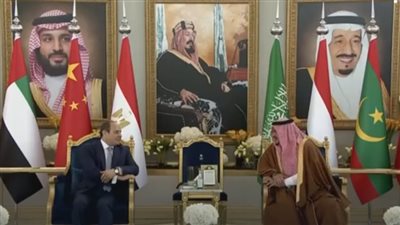 شاهد.. مراسم استقبال الرئيس السيسي في الرياض