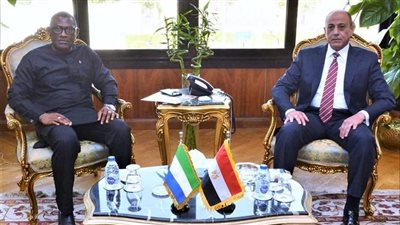 خلال لقاء مع سفير سيراليون.. وزير الطيران يؤكد على تعزيز التعاون مع الأفارقة