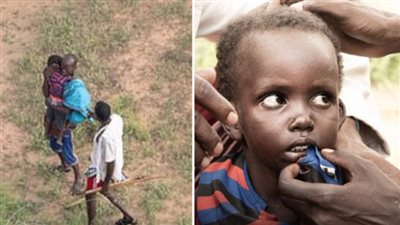اكتشفته طائرة.. طفل كيني في الرابعة يسير وسط الضباع والحيوانات المفترسة بالأدغال