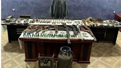 ضبط حائزي الأسلحة النارية والذخائر والمواد المخدرة بحملة أمنية بأسيوط 