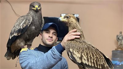 رامز أمير بمغامرة مع العقاب في 