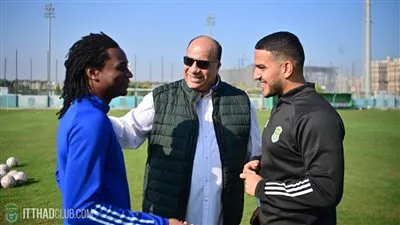 مصيلحى يشهد تدريب الاتحاد السكندرى واستمرار إيقاف المستحقات