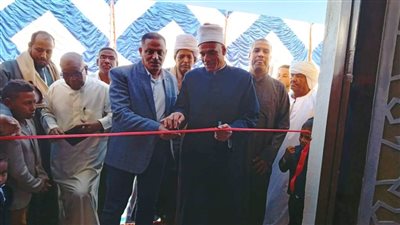 وكيل وزارة الأوقاف ورئيس مدينة نصر النوبة يفتتحان مسجد الأنصار بقرية عنيبة