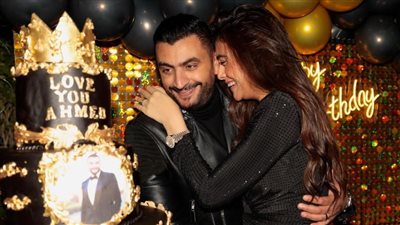 بكلمات رومانسية.. هاجر أحمد تحتفل بعيد ميلاد زوجها 