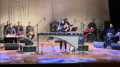 ماريمبا نسمة عبد العزيز تصدح في المتحف القومي للحضارة المصرية 