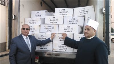 استلام الدفعة 15 من لحوم صكوك الأضاحي في الدقهلية 