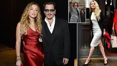 تسوية قضية التعويض بين جوني ديب وأمبر هرد بموافقة 