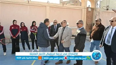  نائب رئيس الجامعة لشئون التعليم والطلاب يتفقد مركز الأنشطة الطلابية بالفيوم 