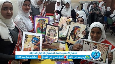محاضرة أثرية بمدرسة الفيوم الفنية بنات الجديدة 