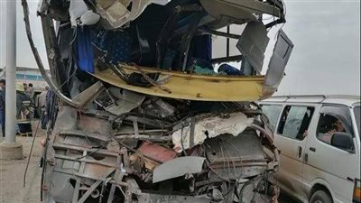 السائق حالته حرجة.. التفاصيل الكاملة لحادث أتوبيس الطلاب بالدقهلية 