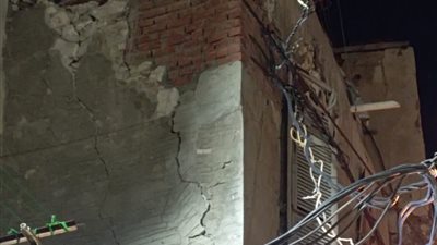  انهيار أجزاء بعقار بشارع سيد درويش الإسكندرية 