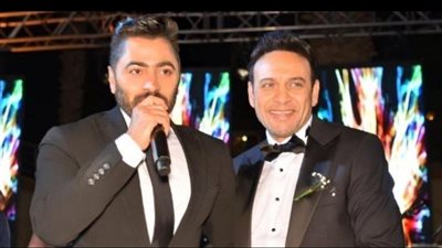 مصطفى قمر يعلق على تقليد تامر حسني له: