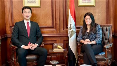  رانيا المشاط تناقش تعزيز العلاقات المشتركة مع سفير كوريا الجنوبية بالقاهرة