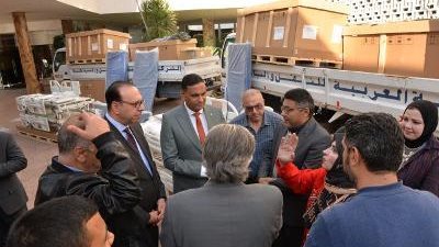  15 سرير عناية و3 أجهزة تنفس صناعي وأشعة مقطعية هدية المخابرات العامة لمستشفى المنزلة