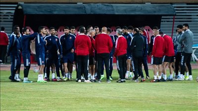 أكرم توفيق يظهر.. تفاصيل مران الأهلي استعدادا لمباراة المصري 