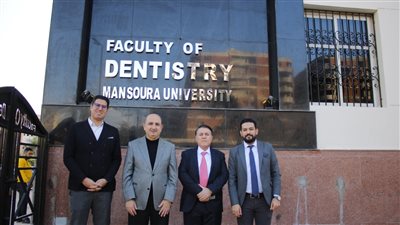 الملحق الثقافي لسفارة دولة ليبيا بالقاهرة يزور جامعة المنصورة (صور)