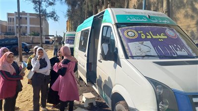 الكشف الطبي على 1538 مريضا في قافلة علاجية بالدقهلية