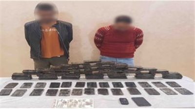 الداخلية تضبط 26 كيلو من مخدر الحشيش بقيمة 2 مليون جنيه