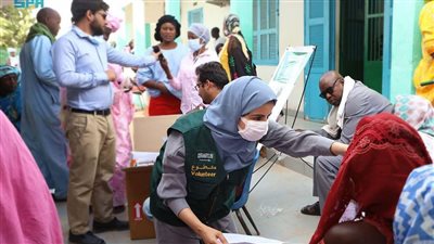 السعودية توزع أكثر من 1000 سلة غذائية في ولاية النيل الأزرق السودانية