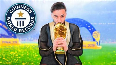 شاب عربي يدخل موسوعة جينيس بسبب قطر