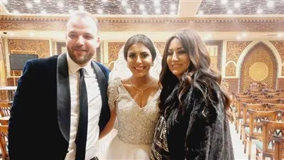 ظهور خاص لسهير رمزي وزغرودة وفاء عامر أبرز لقطات.. عقد قران هاجر الشرنوبي وأحمد الجابري