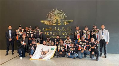 متحف الحضارة يستقبل فريق المتحدون السعودي وميجا المصري لرياضة السيارات والدراجات