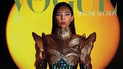 سلمى أبو ضيف تحتفي بمصر بجلسة تصوير فرعونية مع ڤوغ العربية