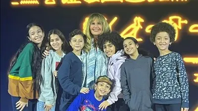 يسرا وكارول سماحة في بروفات عرض 