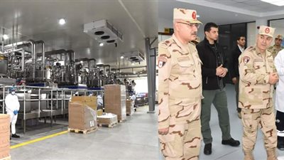 رئيس الأركان يتفقد المدينة الصناعية الغذائية 