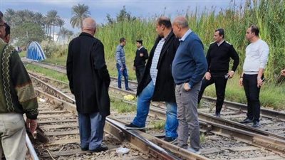 خروج قطار عن القضبان في أبو النمرس