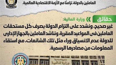 تعرف على حقيقة تقليص المخصصات المالية لمرتبات العاملين بالدولة