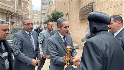 صلوات وتهاني عيد الميلاد بإيبارشية المحلة الكبرى