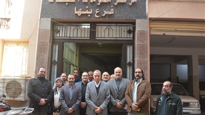 محافظ القليوبية يتفقد مراكز معلومات الشبكات الأرضية بعد تطويرهم 