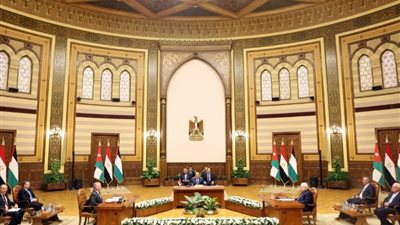 نص البيان الختامي للقمة الثلاثية بين مصر والأردن وفلسطين 