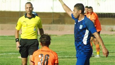 حكام مباراة جمهورية شبين والمجد في ختام الدور الأول للقسم الثاني