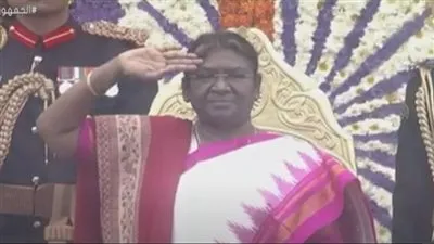 شاهد.. عزف السلام الجمهوري لمصر في احتفالات الهند بمشاركة السيسي