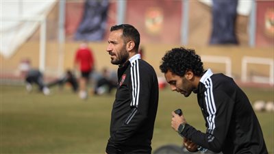 مران الأهلي - انتظام علي معلول في تدريبات الفريق بعد العودة من تونس