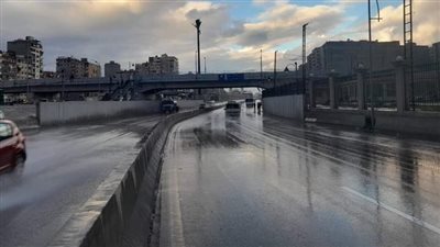 سقوط أمطار متوسطة على معظم أنحاء الإسكندرية