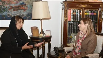 وزيرة الثقافة تلتقي سفيرة الإمارات لدى القاهرة وتبحثان إقامة أسبوع ثقافي مصري إماراتي