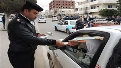 تحرير 1923 مخالفة عدم تركيب الملصق الإلكتروني خلال 24 ساعة