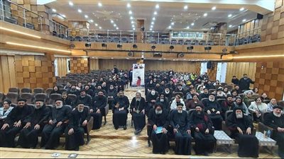 لقاء خاص لكهنة إيبارشية منفلوط وزوجاتهم في دير الشهيد تادرس