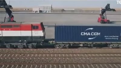 شاهد.. تصوير جوي لميناء السادس من أكتوبر الجاف بعد تشغيله تجريبيا