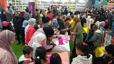 مبادرات الحفاظ على البيئة في ورش قصور الثقافة لأطفال معرض الكتاب