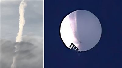 شاهد.. تفاصيل جديدة بشأن إسقاط المنطاد الصيني في أمريكا (فيديو)