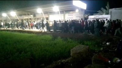 جنازة محمود نظمي قاتل طفليه بالدقهلية بعد تنفيذ حكم الإعدام 