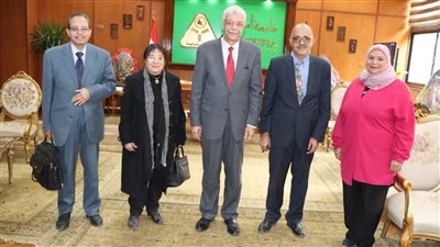 معهد الكبد بالمنوفية يستضيف سميرة عبد العزيز والقائمين على ملتقى السرد العربى