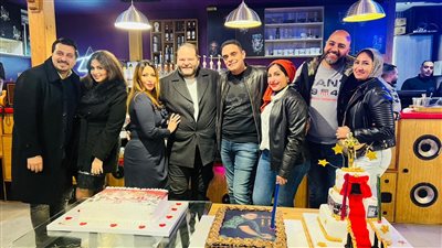 محمد نور وملك قورة يحتفلان بالعرض الخاص لفيلم 