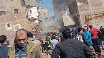 إصابة 12 شخصا في انهيار منزل بسبب انفجار أنبوبة غاز بدمنهور 